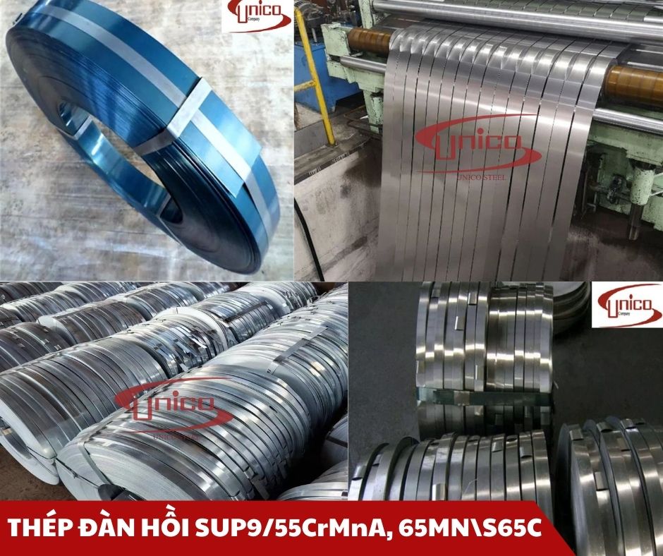 Thép đàn hồi SUP9/55CrMnA, 65Mn/S65C - Unico Steel